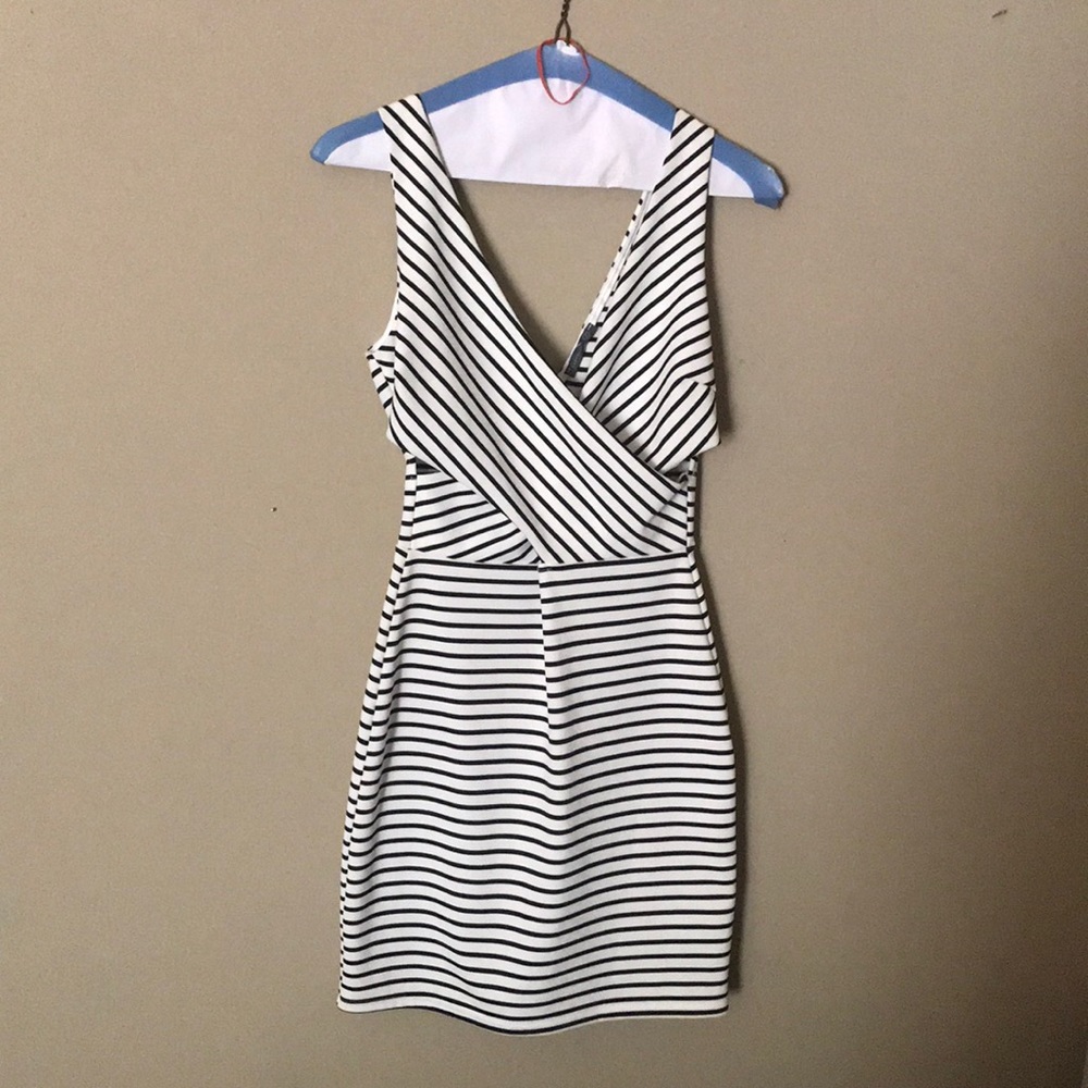 Striped BodyCon Dress